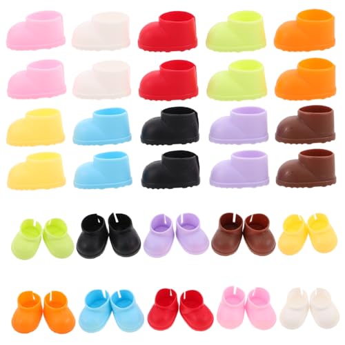 ibasenice 20 Paare Mini Puppenschuhe Baumwollstiefel Puppenstiefel Spielzeugbooties Puppenkostüm Zubehör für Alltag und Party ibasenice 20 Paare Mini Puppenschuhe Baumwollstiefel Puppenstiefel Spielzeugbooties Puppenkostüm Zubehör für Alltag und Party von ibasenice