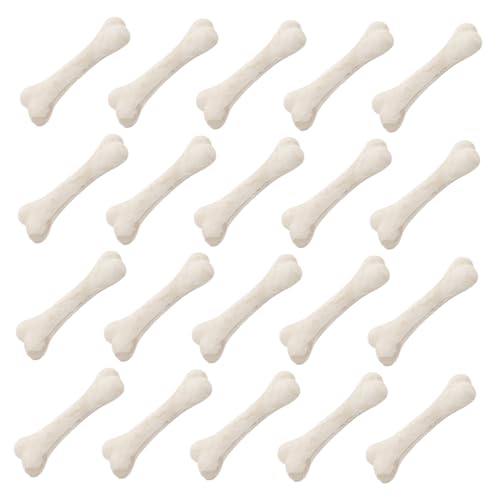 ibasenice 20 Stück Miniaturfiguren Realistisches Harz Hundeknochen Mini-Halloween-Skelett Zubehör Für Basteldekoration Party-Requisiten von ibasenice