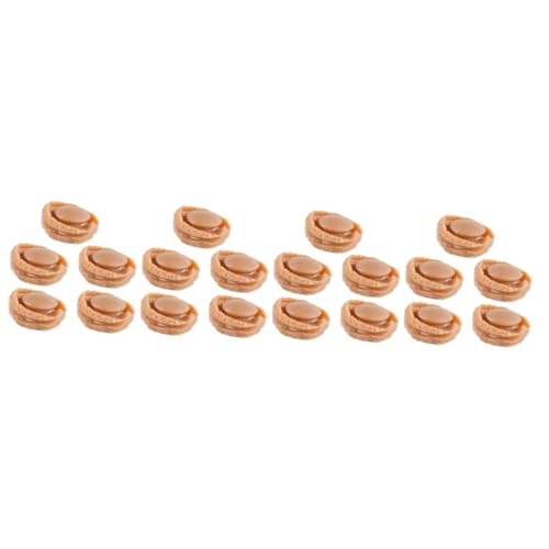 ibasenice Food-Modell 20 STK Simulierte Mini-Abalone Spielzeuge Essen Mini-Basteldekore Mini- -Dekor Mini-House-Food-Modell Tasche Lebensmittel vorgeben schmücken Zubehör Plastik Mini-Essen von ibasenice