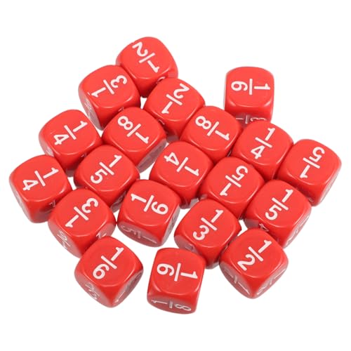 ibasenice 20 Stück Bruchwürfel Gunst der Geburtstagsfeier Mathe-Formblöcke Würfel für kleine Home -Klassenzimmer DIY Leere Würfel Würfel-Ornament Mathe-Spiele Würfeln Acryl rot ibasenice 20 Stück Bruchwürfel Gunst der Geburtstagsfeier Mathe-Formblöcke Würfel für kleine Home -Klassenzimmer DIY Leere Würfel Würfel-Ornament Mathe-Spiele Würfeln Acryl rot von ibasenice