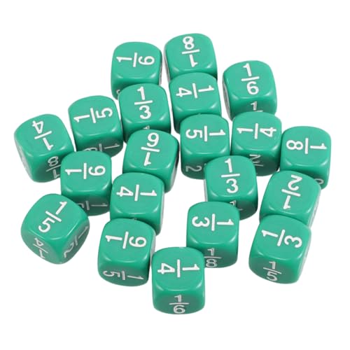 ibasenice 20 Stück Bruchwürfel Kartenspielzubehör Brettspiele Würfel Würfelübung Bar Würfelspiel Würfel Für Kleine Standard-spielwürfel Partywürfel Für Erwachsene Würfeln Acryl Grün ibasenice 20 Stück Bruchwürfel Kartenspielzubehör Brettspiele Würfel Würfelübung Bar Würfelspiel Würfel Für Kleine Standard-spielwürfel Partywürfel Für Erwachsene Würfeln Acryl Grün von ibasenice