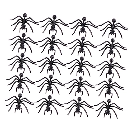 ibasenice 20 Stück Halloween Ameisen Modell Party Ameisen simulieren Halloween Halloween Toys Ameisenmodell Ornament Ameisenmodell Kinderspielzeug PVC Black von ibasenice