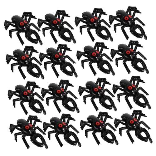 ibasenice 20stücke Aufblasbare Spinnen Halloween Folienballons Partyzubehör Für Geburtstagsdekoration Halloween-layout Und Festivals Ornamente Für Altersgruppen von ibasenice