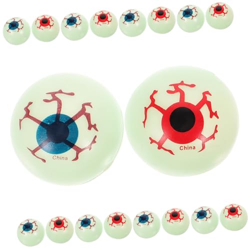 ibasenice 20 Stück Halloween Deko Leuchtende Blutige Augen Kugeln Trick Eyeballs Party Requisiten aus Hochwertigem Umweltfreundlichem Material für Gruselige Festtagsstimmung ibasenice 20 Stück Halloween Deko Leuchtende Blutige Augen Kugeln Trick Eyeballs Party Requisiten aus Hochwertigem Umweltfreundlichem Material für Gruselige Festtagsstimmung von ibasenice