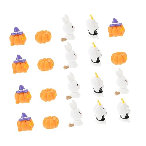ibasenice 20 Stück Heimdekoration Halloween Requisite Horrorfiguren Halloween Miniaturen Miniatur Halloween Ornament Kostüm Halloween Tag Dekoration Aufblasbares Harz von ibasenice
