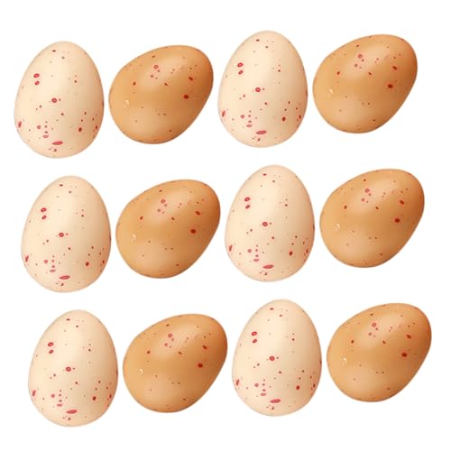 ibasenice 20 Stück Künstliche Eier Deko Ostern Gesprenkelte Eier für Frühlingsdekoration für DIY Projekte Ostern und Korbfüllung Vase Deko für Zuhause und Büro ibasenice 20 Stück Künstliche Eier Deko Ostern Gesprenkelte Eier für Frühlingsdekoration für DIY Projekte Ostern und Korbfüllung Vase Deko für Zuhause und Büro von ibasenice