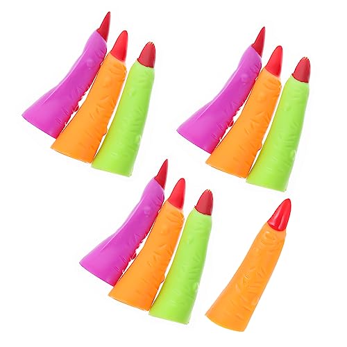 ibasenice 20 Stück Künstliche Fingernägel Halloween Nägel Aufkleber Gel Künstliche Fingerspitzen Halloween Pressnägel Fingernägel Nagel Kits Party Nägel Vorgetäuschte Fingernägel von ibasenice