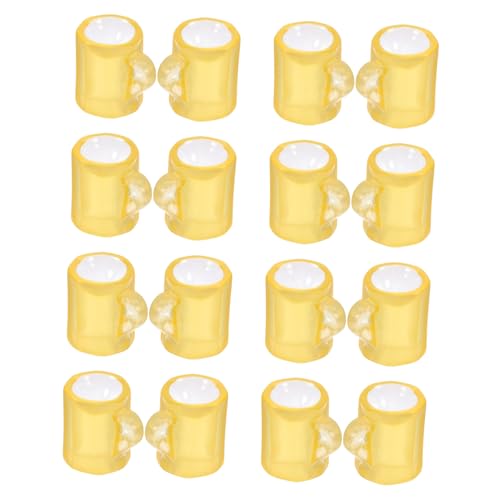 ibasenice 20 Stück Mini-Bierkrug Dekoration Für Puppenhäuser Puppenhaus-Miniatur-szenenmodell Miniatur-bastelzubehör Miniaturspielzeug Miniaturen Puppenhauszubehör Dollhouse Decor Harz Gelb ibasenice 20 Stück Mini-Bierkrug Dekoration Für Puppenhäuser Puppenhaus-Miniatur-szenenmodell Miniatur-bastelzubehör Miniaturspielzeug Miniaturen Puppenhauszubehör Dollhouse Decor Harz Gelb von ibasenice