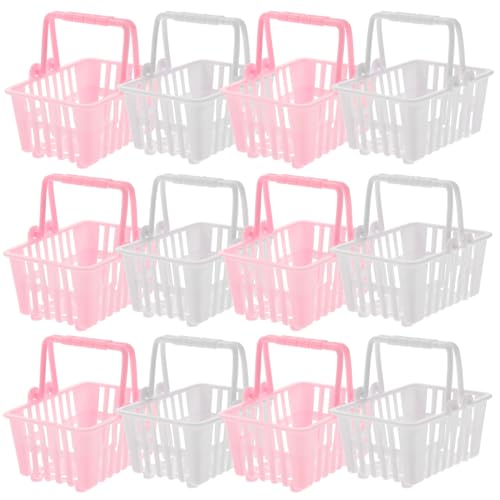 ibasenice 20 Stück Mini Einkaufskorb Ornamente Für Kinderdekorationen Kinderspielzeug Wohnaccessoires Mini Supermarktkorb Großer Geschenkkorb Kleiner Supermarkt Handkorb Modelle von ibasenice