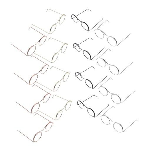 ibasenice 20 Stück Mini -Rahmenbrille gläser Miniatur-Puppenhauszubehör Minibrille für Puppen dekorative Puppenbrille Puppenhaus -Mini -Zubehör ornamentale Glasdekore Bastelbrille Stahldraht ibasenice 20 Stück Mini -Rahmenbrille gläser Miniatur-Puppenhauszubehör Minibrille für Puppen dekorative Puppenbrille Puppenhaus -Mini -Zubehör ornamentale Glasdekore Bastelbrille Stahldraht von ibasenice