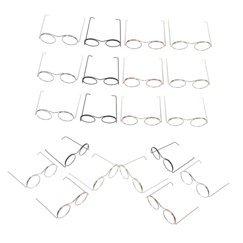 ibasenice 20 Stück Mini -Rahmenbrille gläser lustige Brillendekore Brille Brillendekore zum Anziehen dekorative Puppenbrille lustige Brillenspielzeuge Glashandwerk Stahldraht ibasenice 20 Stück Mini -Rahmenbrille gläser lustige Brillendekore Brille Brillendekore zum Anziehen dekorative Puppenbrille lustige Brillenspielzeuge Glashandwerk Stahldraht von ibasenice