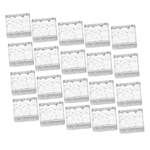 ibasenice 20 Stück Miniaturisierte Glasbausteine für Puppenhäuser Maßstab Teiliges Glasziegel für DIY Miniaturbau Dekoration Quadratisch Realistische Modelle für Sammler und Kreative ibasenice 20 Stück Miniaturisierte Glasbausteine für Puppenhäuser Maßstab Teiliges Glasziegel für DIY Miniaturbau Dekoration Quadratisch Realistische Modelle für Sammler und Kreative von ibasenice