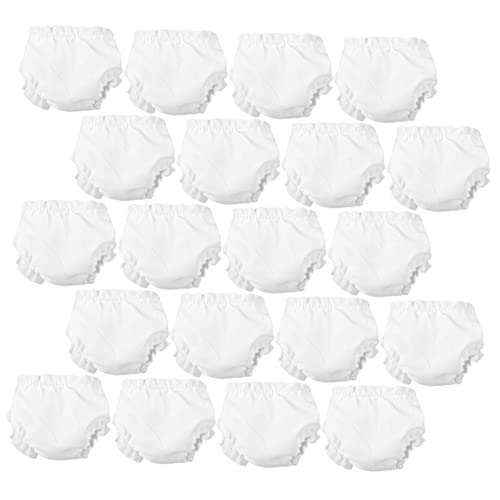 ibasenice 20 Stück Puppenhöschen Puppenzubehör Winzig Tragehilfe Für Babypuppen Mädchen Puppenkleidung Modepuppe Puppen-Outfit Zubehör Für Babypuppen Puppenwindeln Miniaturen Stoff Weiß ibasenice 20 Stück Puppenhöschen Puppenzubehör Winzig Tragehilfe Für Babypuppen Mädchen Puppenkleidung Modepuppe Puppen-Outfit Zubehör Für Babypuppen Puppenwindeln Miniaturen Stoff Weiß von ibasenice