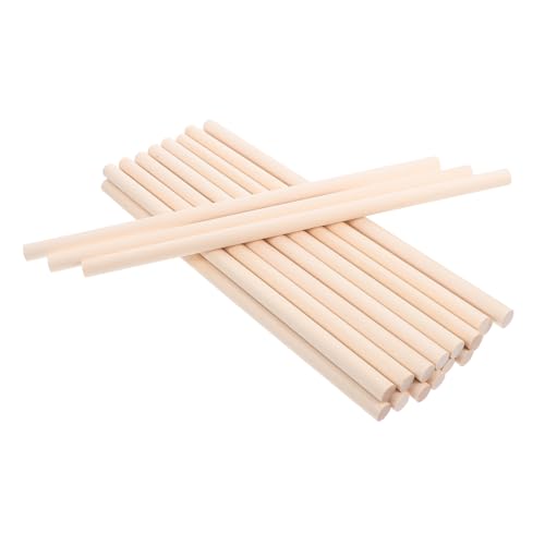 ibasenice 20 Stück Rhythmusstab Instrumente Tamburin Trommelinstrument Sticks Rhythmus Schlagstäbe Für Musikspielzeug Klassisches Schlaginstrument Musikwerkzeuge Beige Birke von ibasenice