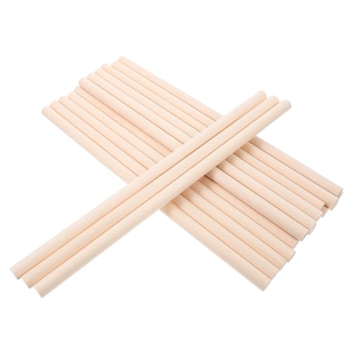 ibasenice 20 Stück Rhythmusstock Finger Rhythmussticks Für in Großen Mengen Stange Musical Junior Trommelstöcke Instrumentenstöcke Musikalische Stöcke Kinderspielzeug Beige Birke von ibasenice