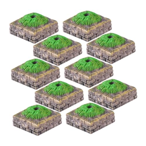ibasenice 20 Stück Teiliges Baumstand Modellbaum Basis für DIY Sandtisch Landschaftsdekoration Einzigartiges Design für Authentische Szenen und Dioramen Detailgetreu und Langlebig von ibasenice