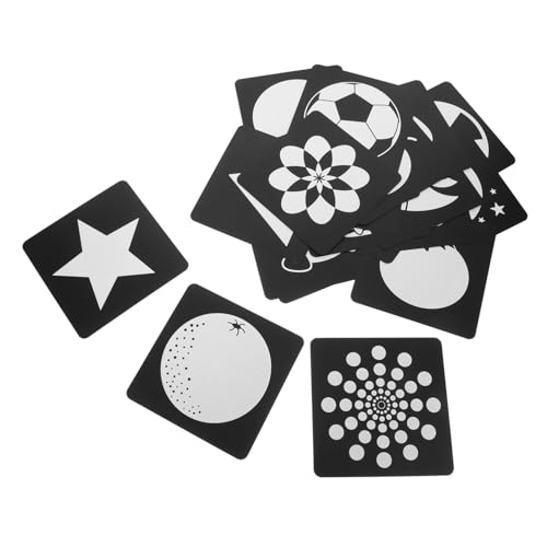 ibasenice 20 Stück Teiliges Flashcards Stimulation Karten aus Sicherem Kompakt Tragbar Bunte Muster Kreativität Gedächtnis und Vorstellungskraft Geeignet für Junge Mädchen Monate von ibasenice