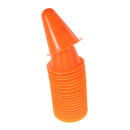 ibasenice 20 Stück Teiliges Kleine Stapelbare Kunststoff Trainingskegel Windfeste Bunte Markierungshütchen für Rollschuh und Agility Training Langlebig Wiederverwendbar für Hindernisparcours von ibasenice