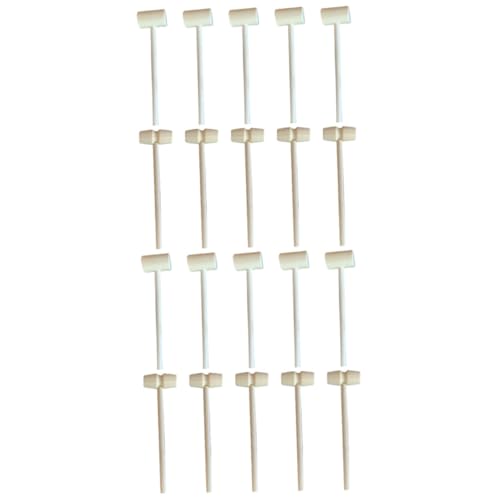 ibasenice 20 Stück Teiliges Leichte Mini hämmer aus Natürlichem Holz Polierte Oberfläche ohne Grate Sicher für Handtraining und Entwicklung von Kleinkindern Geeignet als Geburtstags ibasenice 20 Stück Teiliges Leichte Mini hämmer aus Natürlichem Holz Polierte Oberfläche ohne Grate Sicher für Handtraining und Entwicklung von Kleinkindern Geeignet als Geburtstags von ibasenice