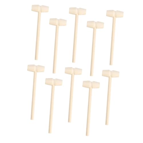 ibasenice 20 Stück Teiliges Mini Holzhammer für Pädagogisches Holzklopfspielzeug Verbessert und Hand Auge Koordination Geeignet für Jungen und Mädchen Kreatives Lernspielzeug von ibasenice