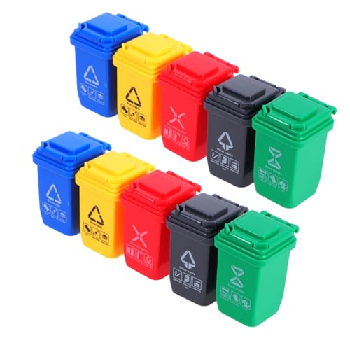 ibasenice 20 Stück Teiliges Mini-mülleimer Deckel Kleine für Schreibtisch Puppenhaus Desktop Dekoration Umweltpädagogik Multifunktionale Mini-mülltonnen für Bastelbedarf ibasenice 20 Stück Teiliges Mini-mülleimer Deckel Kleine für Schreibtisch Puppenhaus Desktop Dekoration Umweltpädagogik Multifunktionale Mini-mülltonnen für Bastelbedarf von ibasenice