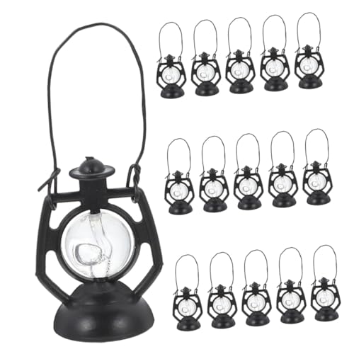 ibasenice 20 Stück Teiliges Miniatur-Laternen für Puppenhäuser Realistische Vintage-kerosinlampen mit Warmem Licht Fein Detaillierte Mini-Dekorationen für DIY Bastelprojekte und ibasenice 20 Stück Teiliges Miniatur-Laternen für Puppenhäuser Realistische Vintage-kerosinlampen mit Warmem Licht Fein Detaillierte Mini-Dekorationen für DIY Bastelprojekte und von ibasenice