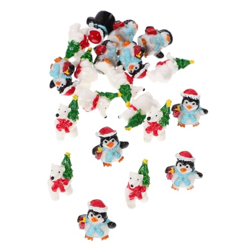 ibasenice 20 Stück Teiliges Miniatur Weihnachtsfiguren aus Langlebigem Harz Realistische Pinguin und Bär Ornamente Vielseitige Weihnachtsdeko für Tisch Schneedorf und Party Farbenfrohe Mini ibasenice 20 Stück Teiliges Miniatur Weihnachtsfiguren aus Langlebigem Harz Realistische Pinguin und Bär Ornamente Vielseitige Weihnachtsdeko für Tisch Schneedorf und Party Farbenfrohe Mini von ibasenice