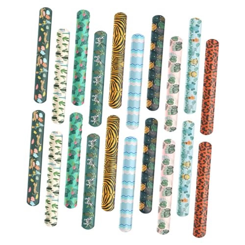 ibasenice 20 Stück Themen Schnapparmbänder für Tiermotiv Armbänder Mitgebsel für Kinderpartys Lustige Slap Bands Farbenfrohe Handgelenkspielzeuge ibasenice 20 Stück Themen Schnapparmbänder für Tiermotiv Armbänder Mitgebsel für Kinderpartys Lustige Slap Bands Farbenfrohe Handgelenkspielzeuge von ibasenice