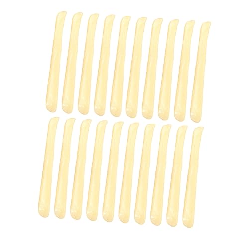 ibasenice 20 Stück gefälschte Pommes Frites fritöz frieteuese Fritten Pommes-Frites-Halter braten künstliche Pommes Frites zum Ausstellen Lebensmittelsimulation Pommes Frites PVC Yellow ibasenice 20 Stück gefälschte Pommes Frites fritöz frieteuese Fritten Pommes-Frites-Halter braten künstliche Pommes Frites zum Ausstellen Lebensmittelsimulation Pommes Frites PVC Yellow von ibasenice