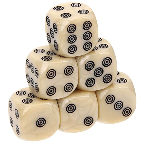 ibasenice 20 Stücke Würfel Blank Würfel Farbe Spiel Gaming Zubehör Acryl ibasenice 20 Stücke Würfel Blank Würfel Farbe Spiel Gaming Zubehör Acryl von ibasenice
