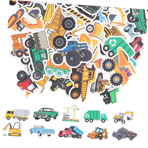 ibasenice 200 Stück Aufkleber für Selbstklebende Graffiti Sticker im Baustellenfahrzeug Design für Koffer Notizbücher und Kreative Deko ibasenice 200 Stück Aufkleber für Selbstklebende Graffiti Sticker im Baustellenfahrzeug Design für Koffer Notizbücher und Kreative Deko von ibasenice
