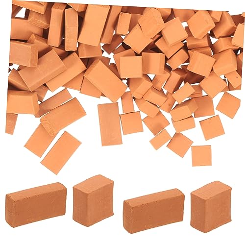 ibasenice 200Stücke Kleiner Ziegelsteine für Kinder Miniatur BAU Spielzeug Selbstgemacht Mikro Landschaftsdekor Bausteine für Feengarten Puppenhäuser ibasenice 200Stücke Kleiner Ziegelsteine für Kinder Miniatur BAU Spielzeug Selbstgemacht Mikro Landschaftsdekor Bausteine für Feengarten Puppenhäuser von ibasenice
