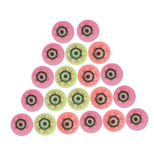 ibasenice 20pcs Halloween Dekoration Hüpfburg Spielzeug Aufblasbare Halloween Dekorationen Scary Augapfel Festival Für Party von ibasenice
