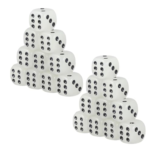 ibasenice 20St Leuchtende Würfel Spiel Würfel Paar Würfelspiel Tischspielwürfel partyspiel Six-Sided dice Table Game dice Würfel Punktwürfel Unterhaltungswürfel Acryl ibasenice 20St Leuchtende Würfel Spiel Würfel Paar Würfelspiel Tischspielwürfel partyspiel Six-Sided dice Table Game dice Würfel Punktwürfel Unterhaltungswürfel Acryl von ibasenice