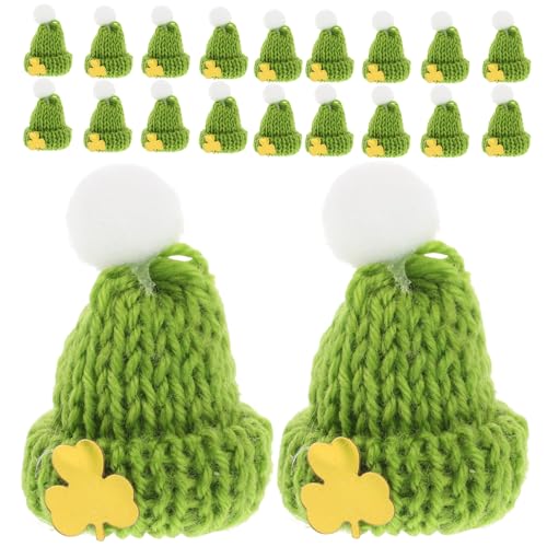 ibasenice 20 Stück Mini-hüte Zum St Patricks Day Irischer Zylinder Party-zubehör Grüne Kleeblatt-strickmütze Für Puppen Basteldekorationen ibasenice 20 Stück Mini-hüte Zum St Patricks Day Irischer Zylinder Party-zubehör Grüne Kleeblatt-strickmütze Für Puppen Basteldekorationen von ibasenice