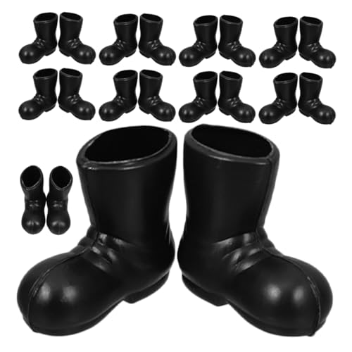 ibasenice Festliche Mini-weihnachtsstiefel 20 Stück Weihnachtsspielzeug Weihnachtsstiefel Dekorationen Für Puppenhaus Dekoration Basteln von ibasenice