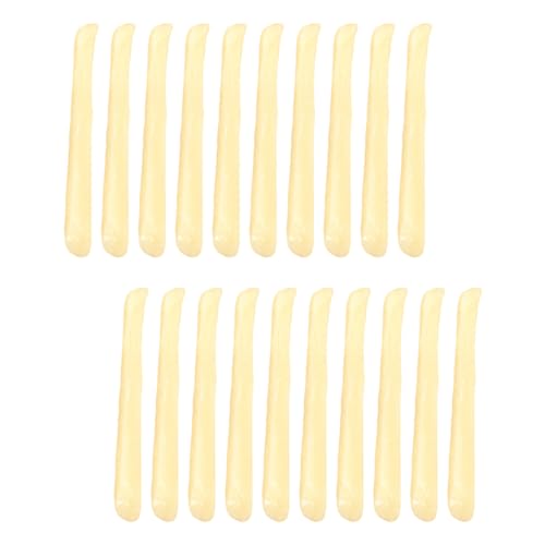 ibasenice Künstliche Pommes Frites Zur Präsentation – 20 Stück PVC-Requisiten Für Gefälschte Pommes Frites Realistische Simulation Dekoration Für Küche Und Bar ibasenice Künstliche Pommes Frites Zur Präsentation – 20 Stück PVC-Requisiten Für Gefälschte Pommes Frites Realistische Simulation Dekoration Für Küche Und Bar von ibasenice