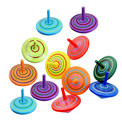 ibasenice Holzkreisel 20 Stück Kinder-kreiselspielzeug Kreiselspielzeuge Rotierendes Kreiselspielzeug Für Kinder Lustiges Lernspielzeug Zufällige Farbe ibasenice Holzkreisel 20 Stück Kinder-kreiselspielzeug Kreiselspielzeuge Rotierendes Kreiselspielzeug Für Kinder Lustiges Lernspielzeug Zufällige Farbe von ibasenice
