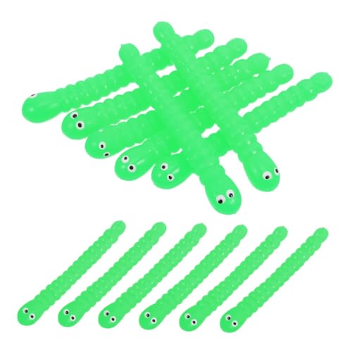 ibasenice 20Stücke Dehnbares Dekompressionsspielzeug Sensory Fidget für Partygeschenk oder Tütenfüller Langlebig und Vielseitig Grünes Design von ibasenice