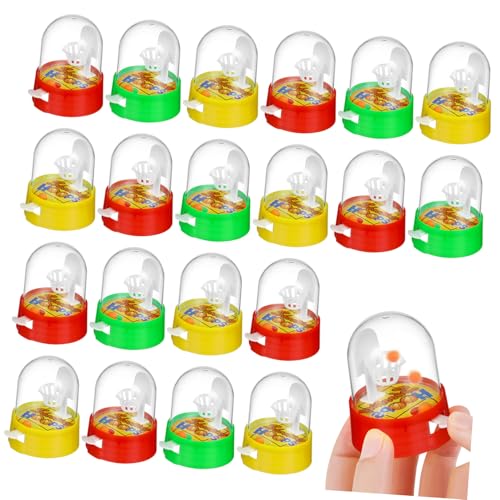ibasenice 20Stücke Mini Finger Basketball Teiliges für Fördert Konzentration Koordination Design für Spaß zu Hause für Geburtstage von ibasenice