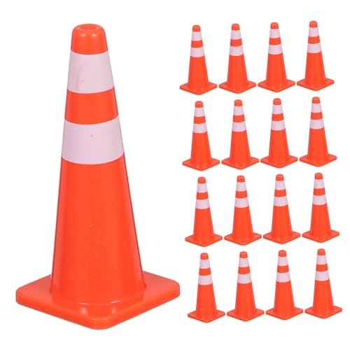 ibasenice 20pcs Gesetzt -straßensperren-Requisiten Zeichen Verkehrszeichen Für Kleine Verkehrskegel Baupädagogisches Barrikade-signalspielzeug Orange PVC ibasenice 20pcs Gesetzt -straßensperren-Requisiten Zeichen Verkehrszeichen Für Kleine Verkehrskegel Baupädagogisches Barrikade-signalspielzeug Orange PVC von ibasenice