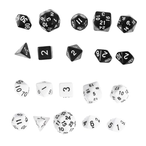 ibasenice Retro-würfelspielzeug – 20er-Pack Im Vintage-Stil Für Brettspiele Rollenspiele Und Partys von ibasenice