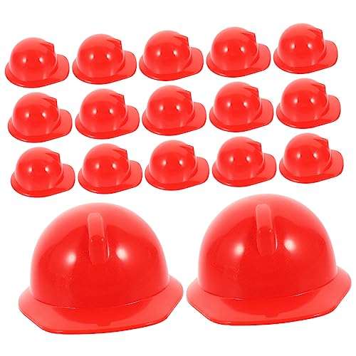 ibasenice 20 Stücke Miniatur BAU Hut Schutzhelme Für Mini Puppen Hund Haustier Helme Rot Cake Topper ibasenice 20 Stücke Miniatur BAU Hut Schutzhelme Für Mini Puppen Hund Haustier Helme Rot Cake Topper von ibasenice