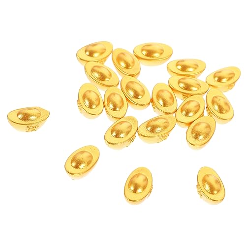 ibasenice Miniatur-Barren-Ornamente Für Puppenhäuser Für Mädchen – 20 Mini-goldfiguren Kunstharz-basteldekorationen Für Miniatur- von ibasenice