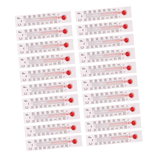 ibasenice Miniatur-temperaturmessgerät-Requisiten 20-teiliges Thermometer-Modell Zur Dekoration Aus Kunststoffpapier Geburtstag Weihnachten Neujahr von ibasenice