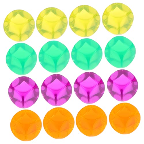 ibasenice 20 Stücke Acryl Würfel Würfel Runde Ecken Custom Würfel Für Brettspiele Würfel Set von ibasenice