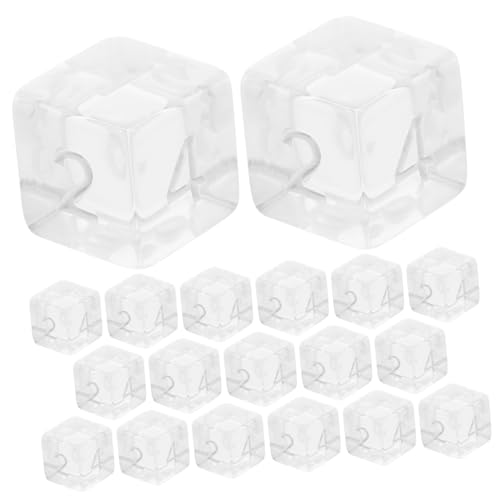 ibasenice 20st Transparente Würfel Große Nummerierte Würfel Partywürfel Partyspielwürfel Große Würfel 6-seitiger Würfel Partygeschenk Zahlenwürfel Spiel Würfel Brettspiel-Tool Acryl ibasenice 20st Transparente Würfel Große Nummerierte Würfel Partywürfel Partyspielwürfel Große Würfel 6-seitiger Würfel Partygeschenk Zahlenwürfel Spiel Würfel Brettspiel-Tool Acryl von ibasenice