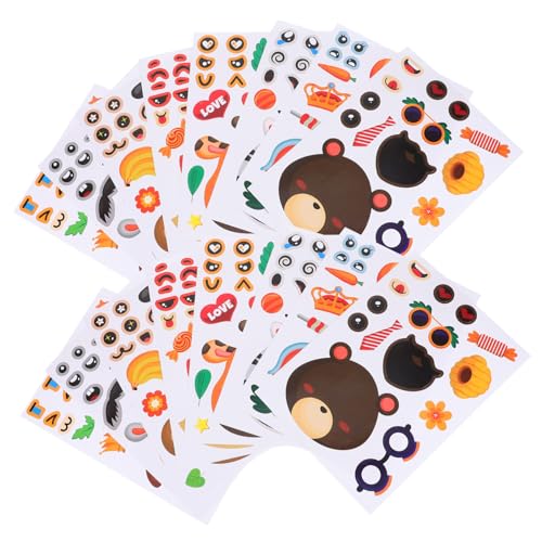 ibasenice 24 Blatt DIY Tierpuzzle Sticker Selbstklebend Belohnungsaufkleber für Klassenzimmer Geschenkversiegelung Kreative Motivation ibasenice 24 Blatt DIY Tierpuzzle Sticker Selbstklebend Belohnungsaufkleber für Klassenzimmer Geschenkversiegelung Kreative Motivation von ibasenice