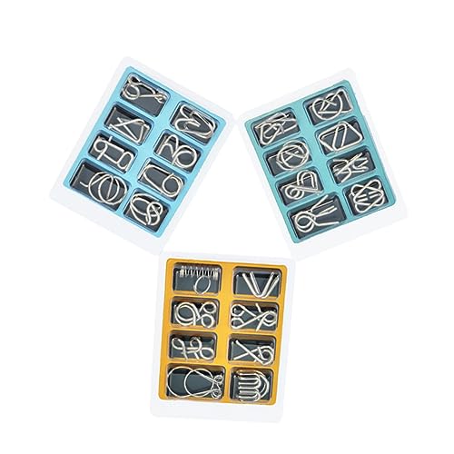 ibasenice 24 Pcs Puzzles Gehirn Puzzle Schnalle Intelligenz Puzzles Ring ibasenice 24 Pcs Puzzles Gehirn Puzzle Schnalle Intelligenz Puzzles Ring von ibasenice