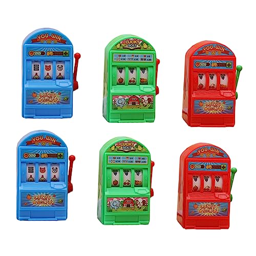 ibasenice 24 STK Lotteriemaschine Spielzeug fokussiert Geduld plasur Einarmiger Bandit Fruchtmaschine Spielautomat aus Kunststoff Kinderzubehör Puzzle Produkte für Kinder Eltern-Kind Plastik von ibasenice